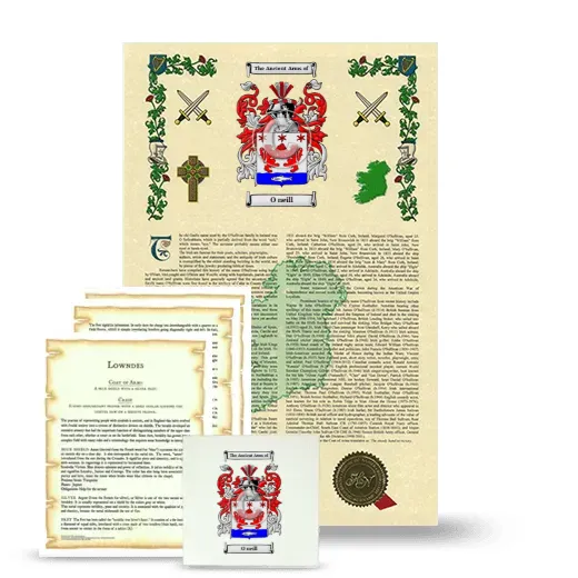 O neill Armorial, Symbolism and Large Ceramic Tile