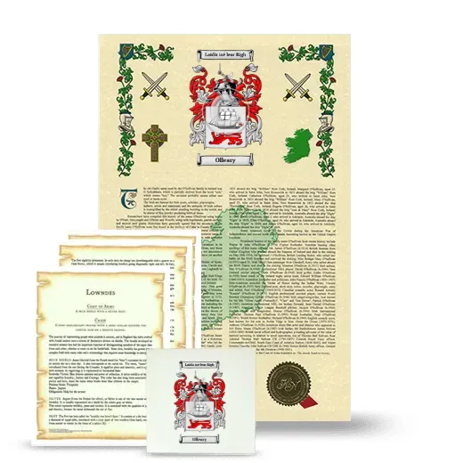 Olleary Armorial, Symbolism and Large Ceramic Tile