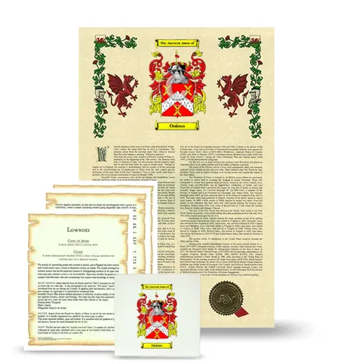 Onions Armorial, Symbolism and Large Ceramic Tile