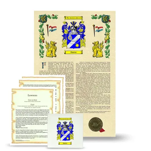 Ooster Armorial, Symbolism and Large Ceramic Tile