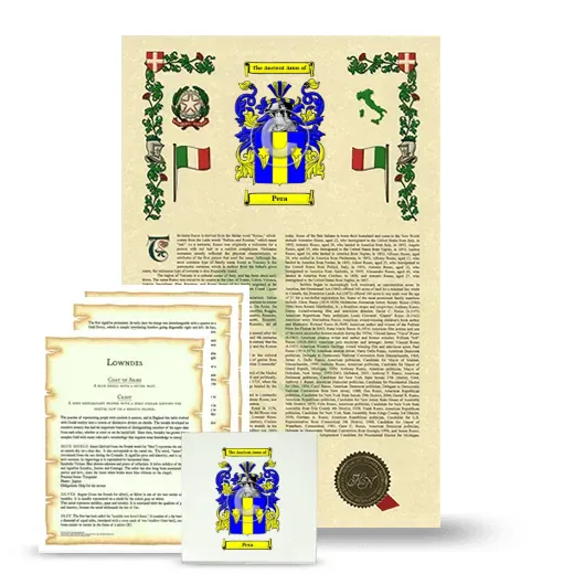 Pera Armorial, Symbolism and Large Ceramic Tile