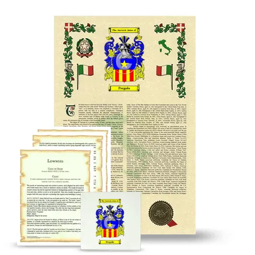 Pergola Armorial, Symbolism and Large Ceramic Tile