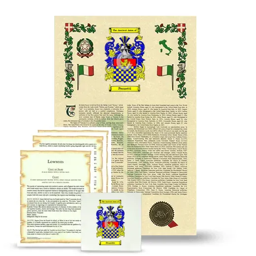 Pezzetti Armorial, Symbolism and Large Ceramic Tile