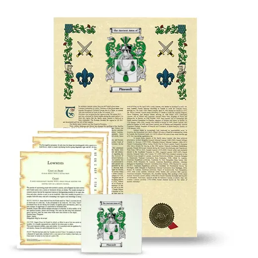 Pineault Armorial, Symbolism and Large Ceramic Tile