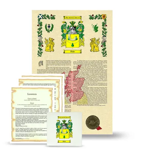 Pirie Armorial, Symbolism and Large Ceramic Tile