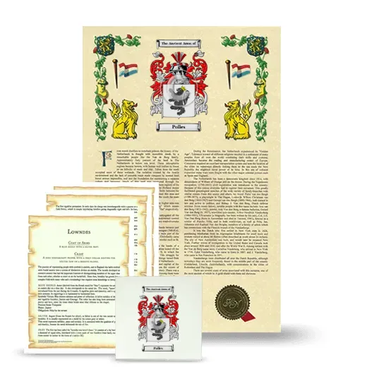 Polles Armorial, Symbolism and Large Ceramic Tile