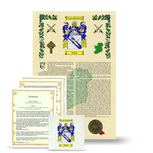 Powty Armorial, Symbolism and Large Ceramic Tile