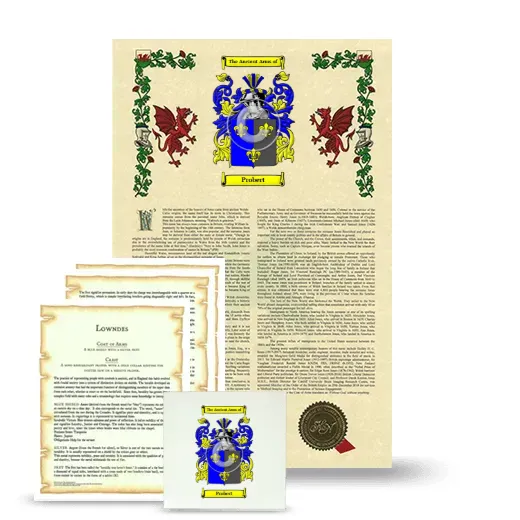 Probert Armorial, Symbolism and Large Ceramic Tile