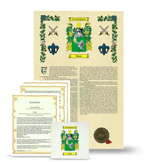 Ream Armorial, Symbolism and Large Ceramic Tile