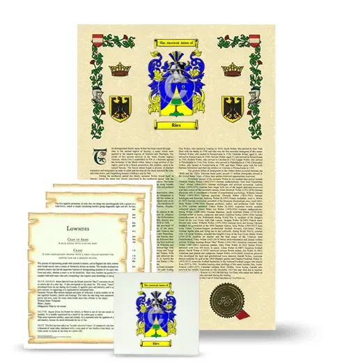 Ries Armorial, Symbolism and Large Ceramic Tile