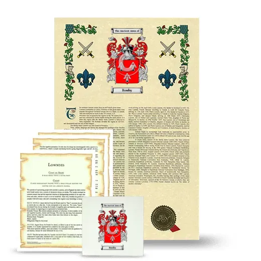 Rouby Armorial, Symbolism and Large Ceramic Tile