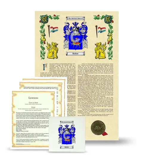 Ruiter Armorial, Symbolism and Large Ceramic Tile