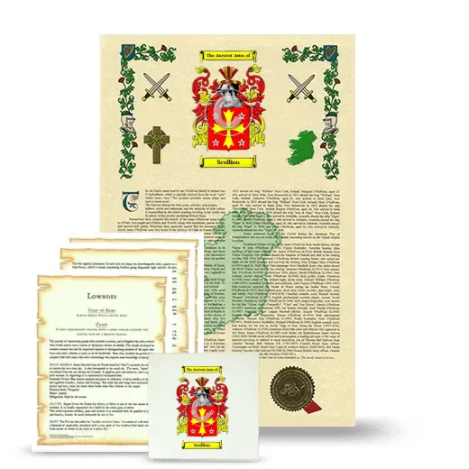 Scullion Armorial, Symbolism and Large Ceramic Tile