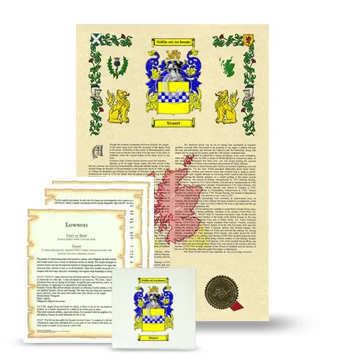 Stuert Armorial, Symbolism and Large Ceramic Tile