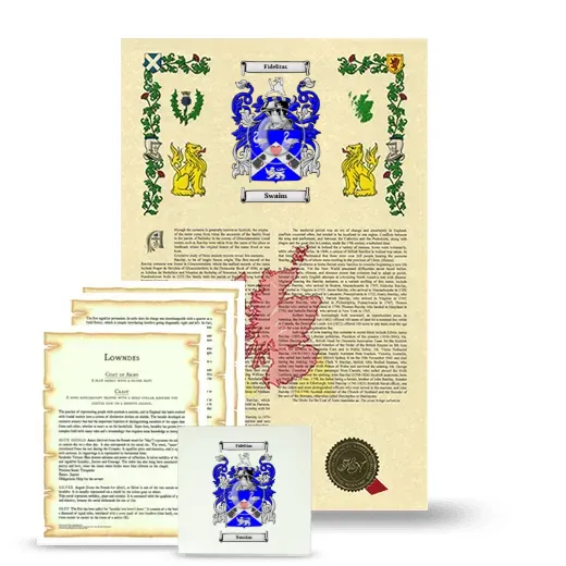 Swaim Armorial, Symbolism and Large Ceramic Tile