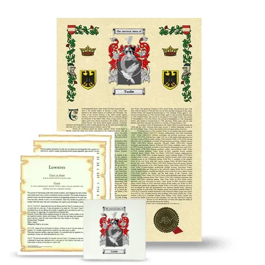 Taube Armorial, Symbolism and Large Ceramic Tile