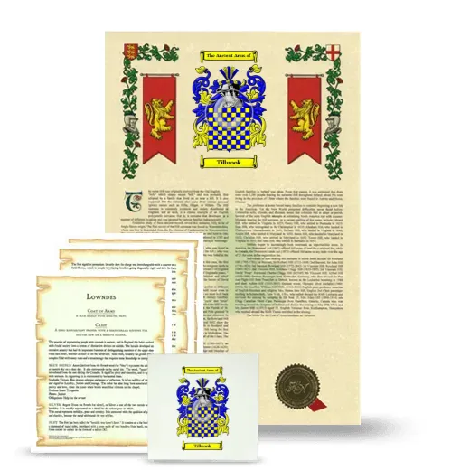 Tilbrook Armorial, Symbolism and Large Ceramic Tile