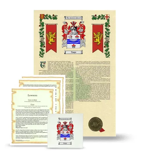 Trays Armorial, Symbolism and Large Ceramic Tile