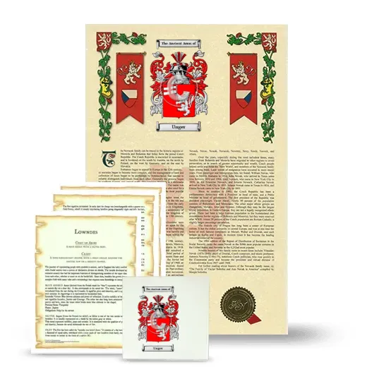 Unger Armorial, Symbolism and Large Ceramic Tile