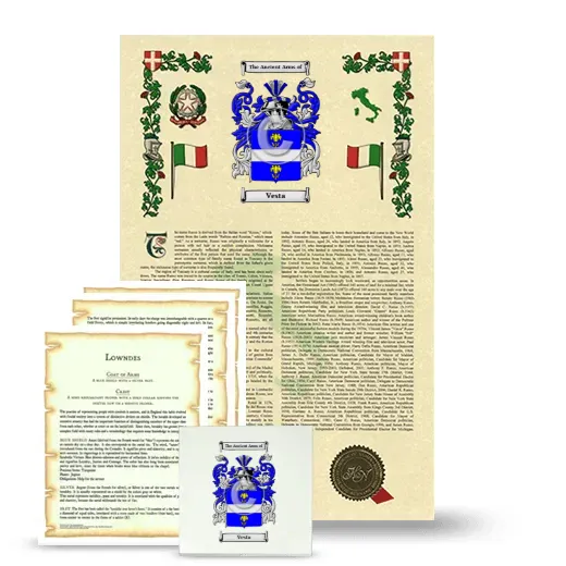 Vesta Armorial, Symbolism and Large Ceramic Tile