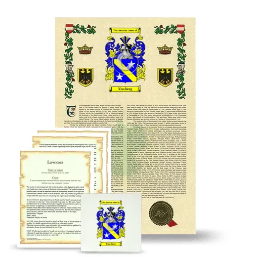 Von berg Armorial, Symbolism and Large Ceramic Tile