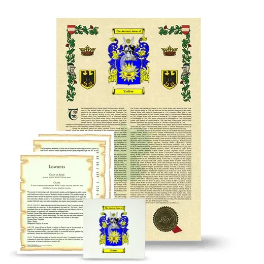 Votter Armorial, Symbolism and Large Ceramic Tile