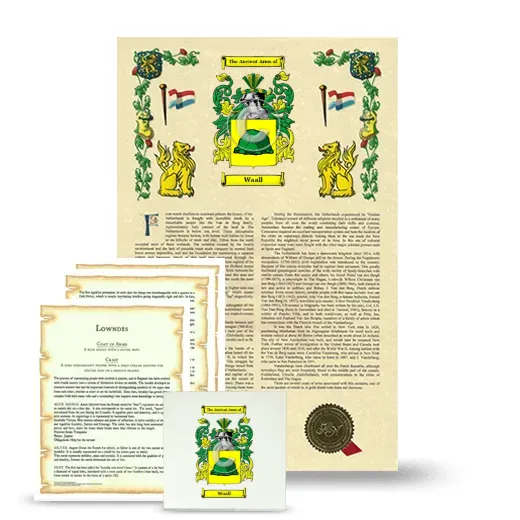 Waall Armorial, Symbolism and Large Ceramic Tile