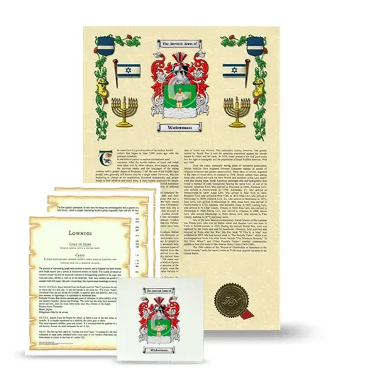 Waterman Armorial, Symbolism and Large Ceramic Tile