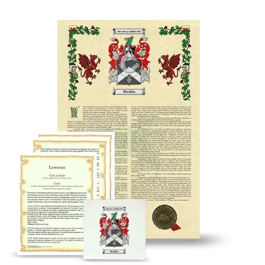 Watkin Armorial, Symbolism and Large Ceramic Tile