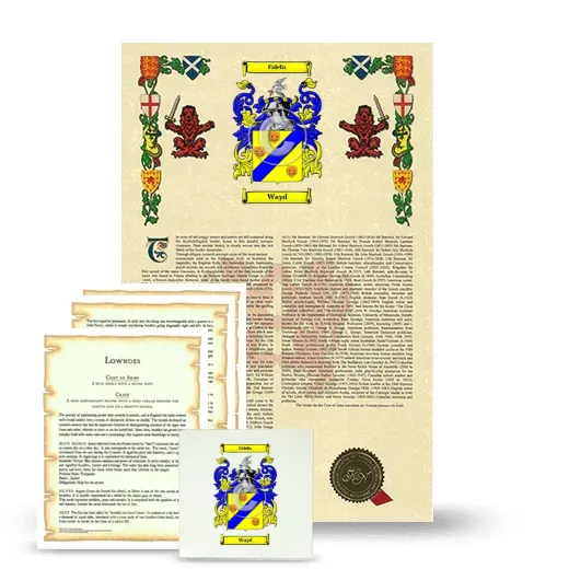 Wayd Armorial, Symbolism and Large Ceramic Tile