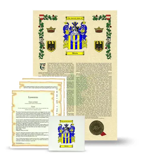 Werts Armorial, Symbolism and Large Ceramic Tile