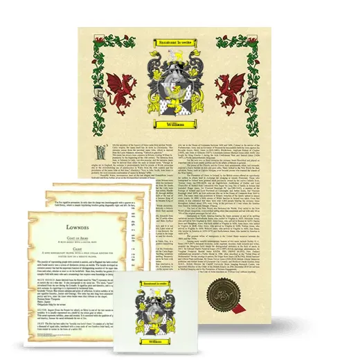 William Armorial, Symbolism and Large Ceramic Tile