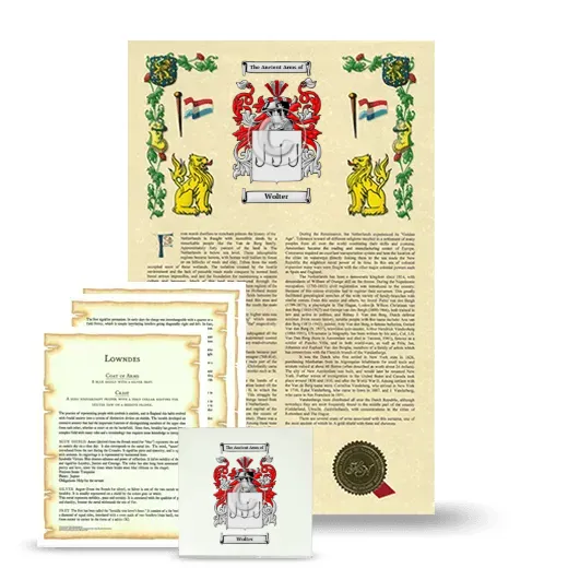 Wolter Armorial, Symbolism and Large Ceramic Tile