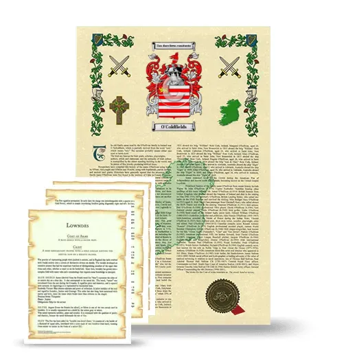 O'Coldfields Armorial History and Symbolism package
