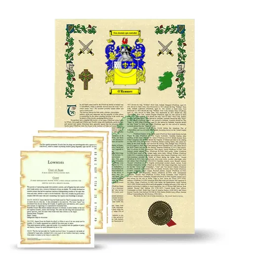 O'Kramer Armorial History and Symbolism package