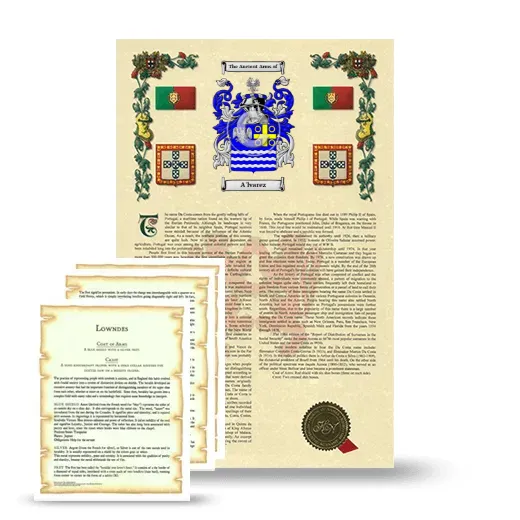 A'lvarez Armorial History and Symbolism package