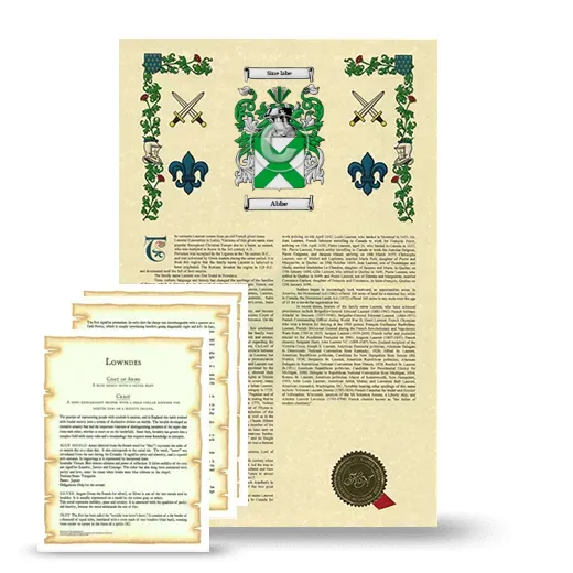 Abbe Armorial History and Symbolism package