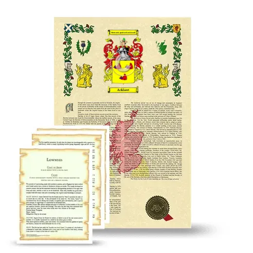 Ackhert Armorial History and Symbolism package