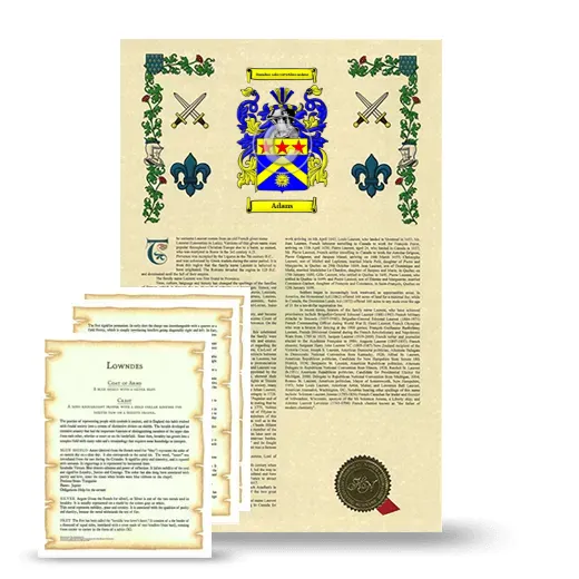 Adans Armorial History and Symbolism package