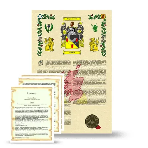 Addair Armorial History and Symbolism package
