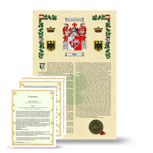 Albes Armorial History and Symbolism package