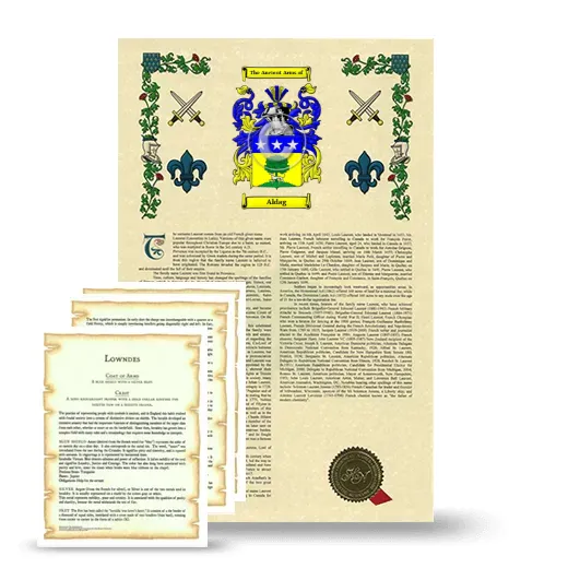 Aldag Armorial History and Symbolism package