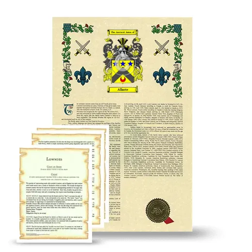 Allarte Armorial History and Symbolism package