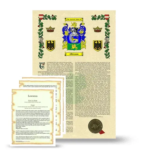 Allemann Armorial History and Symbolism package