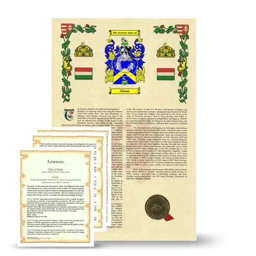 Almas Armorial History and Symbolism package