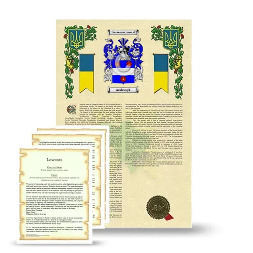 Andrusyk Armorial History and Symbolism package