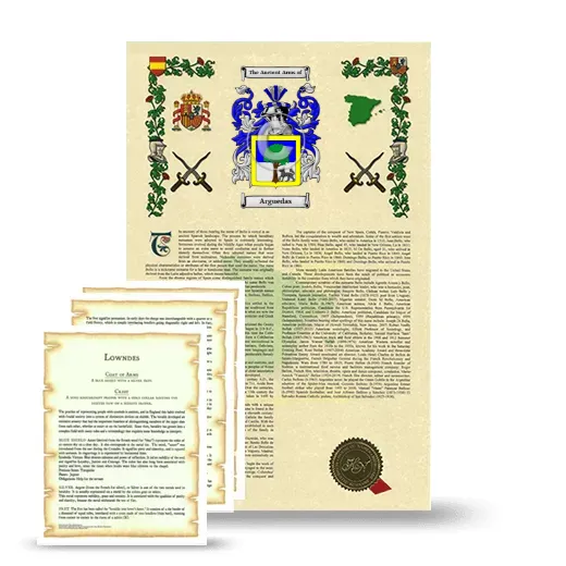 Arguedas Armorial History and Symbolism package