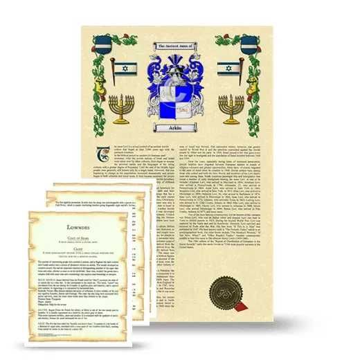 Arkin Armorial History and Symbolism package