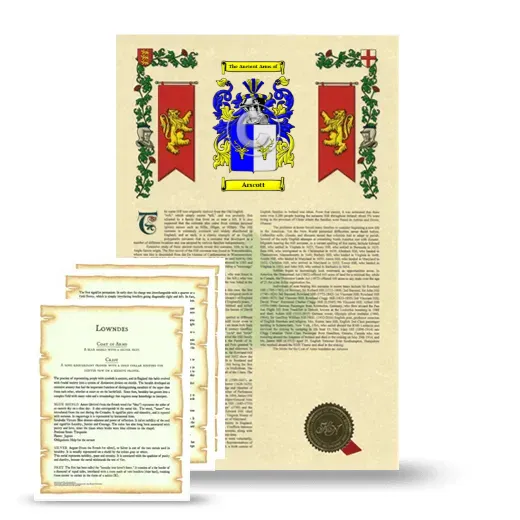 Arscott Armorial History and Symbolism package