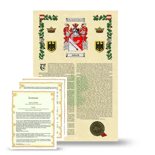 Asbrock Armorial History and Symbolism package